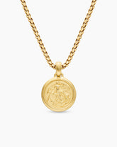 Petrvs® Angel Pendant in 18K Yellow Gold, 13.5mm